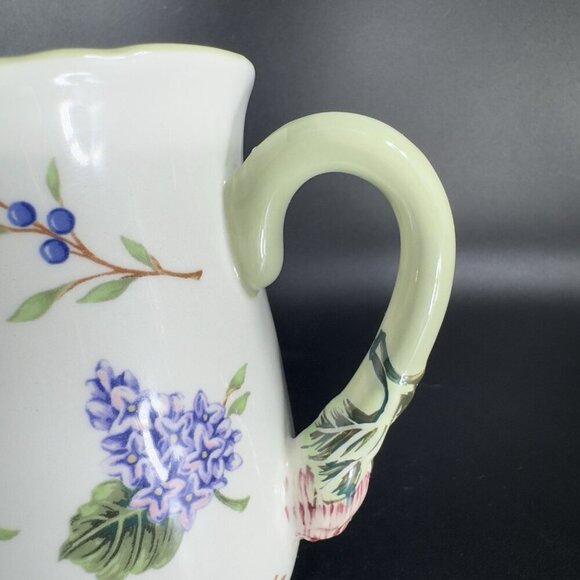 Princess House Garden Floral Ceramic Mugs Cups 12 Oz Ceramic Mug Cup Set 2 - Picture 12 of 16